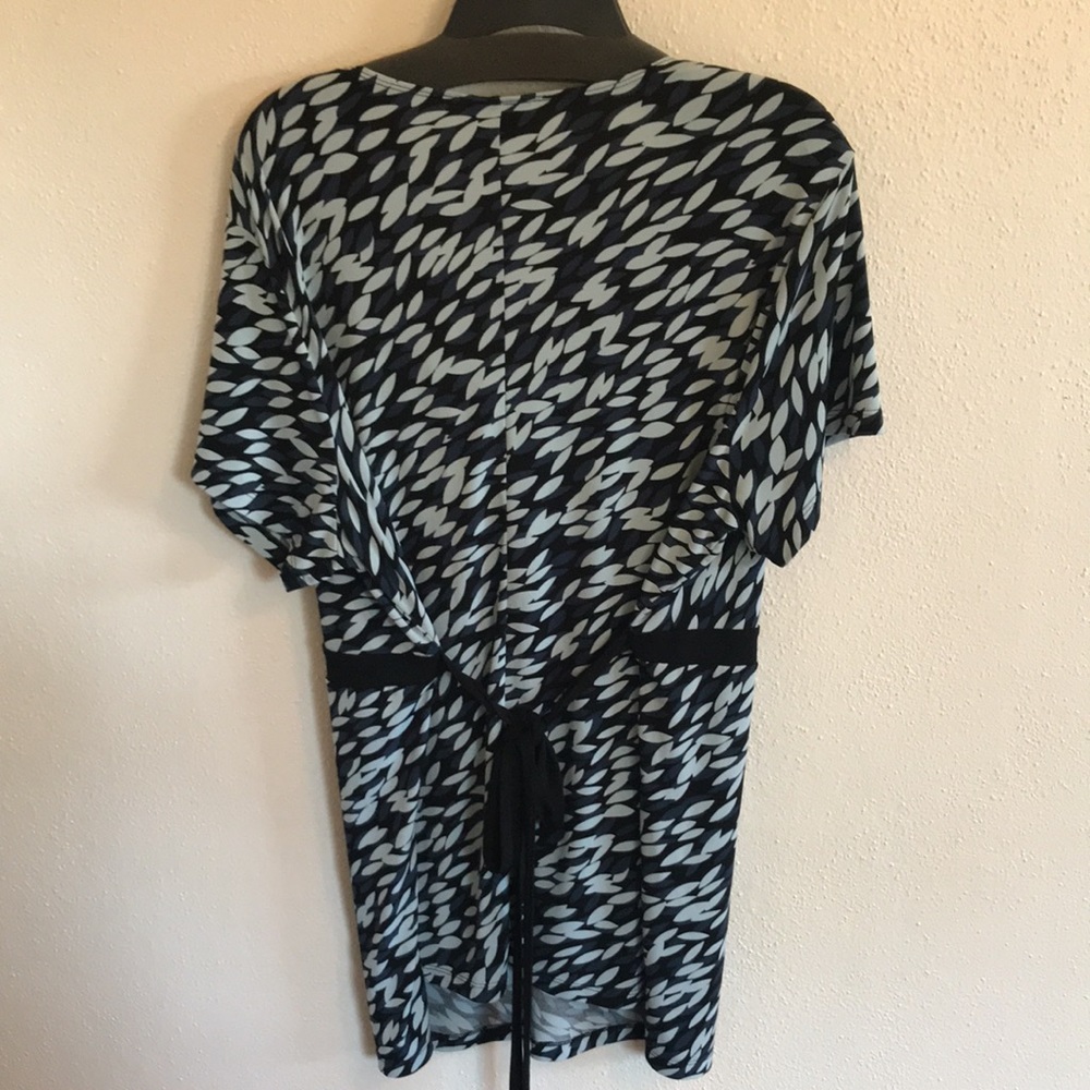 75)Pretty APOSTROPHE’ tunic w self-belt size 20-22 - Picture 7 of 7